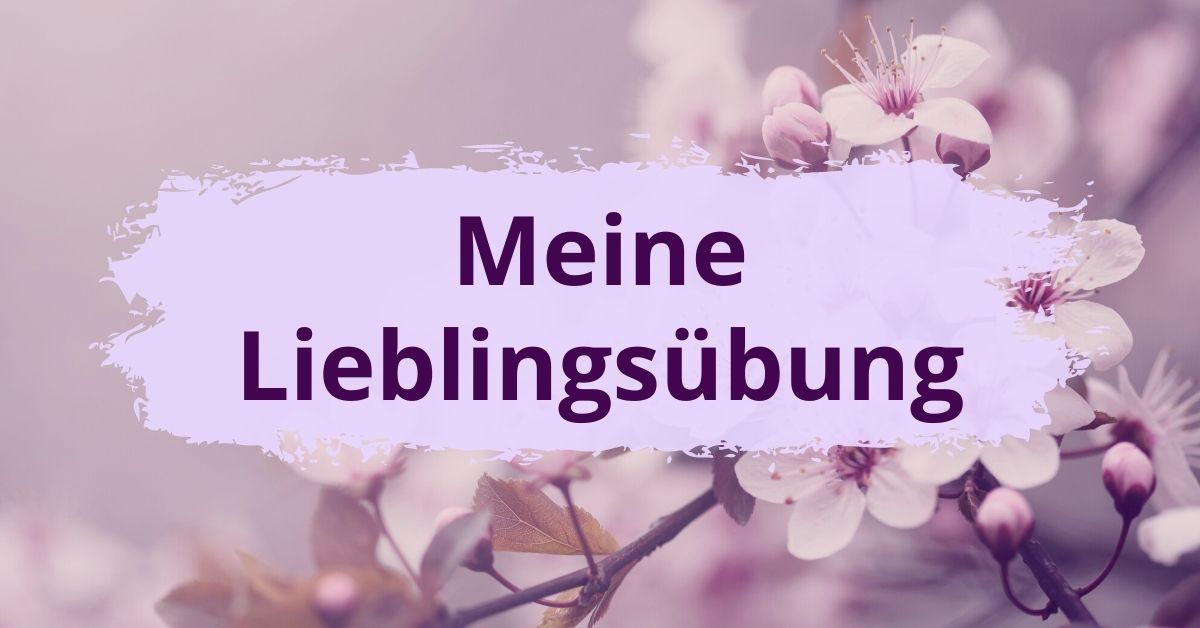 Meine Lieblingsübung die liegende Acht